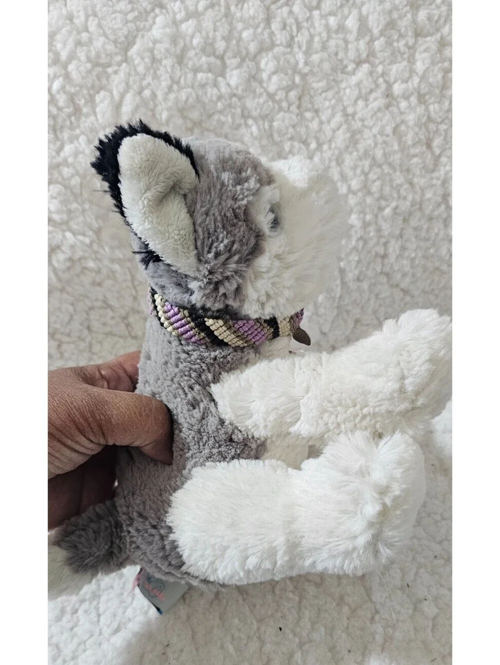 Ming Ren Husky Dog Plush Toy Bean Bag Stuffed Animal 5